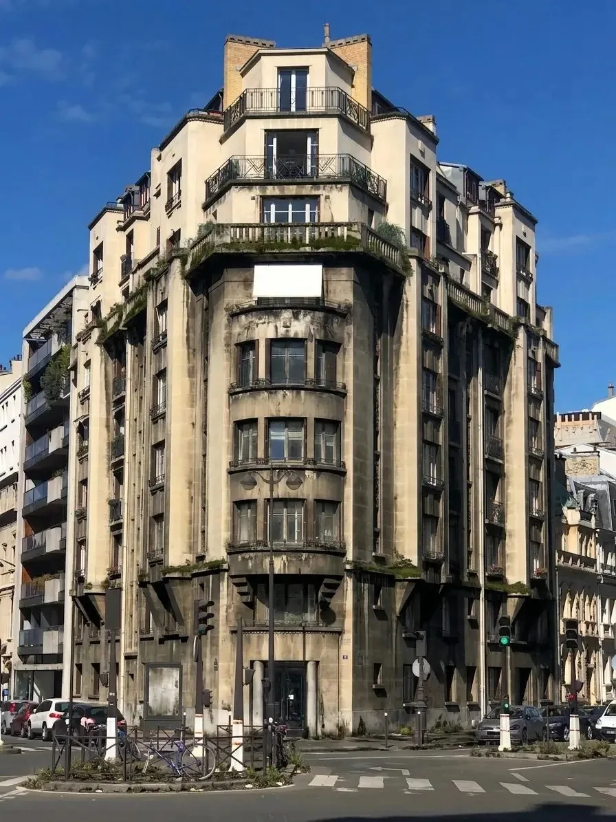 nettoyage façade immeuble Tours — avant nettoyage