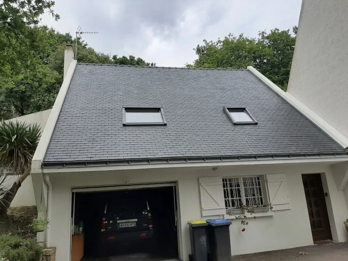 Résultat démoussage de toiture à Tours Résultat démoussage de toiture à Tours